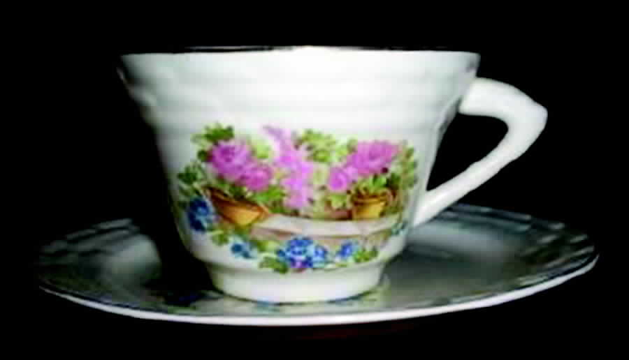 STT268 Flat Cup & Saucer Set by Stetson-1