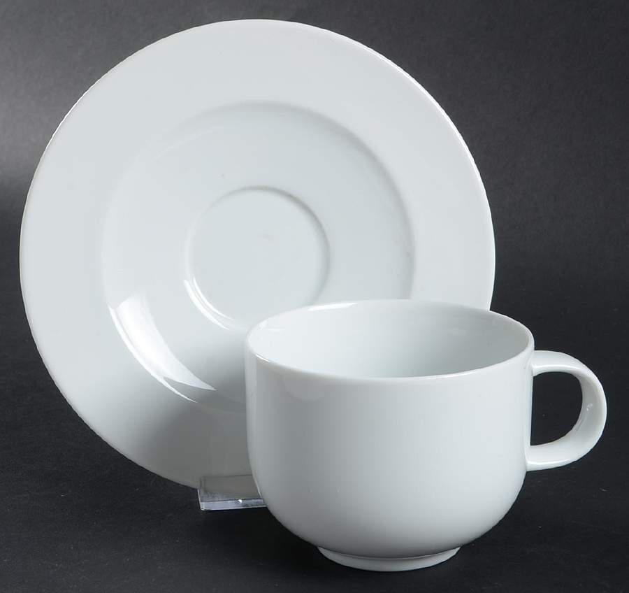 SWP4 Flat Cup & Saucer Set by Swid Powell-1