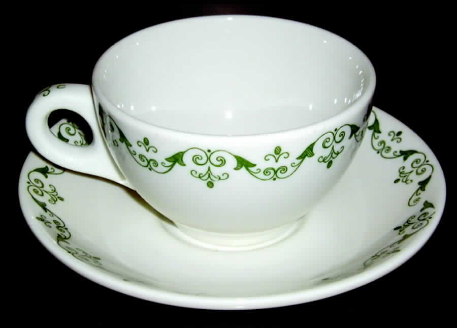 SY668 Flat Cup & Saucer Set by Syracuse-1
