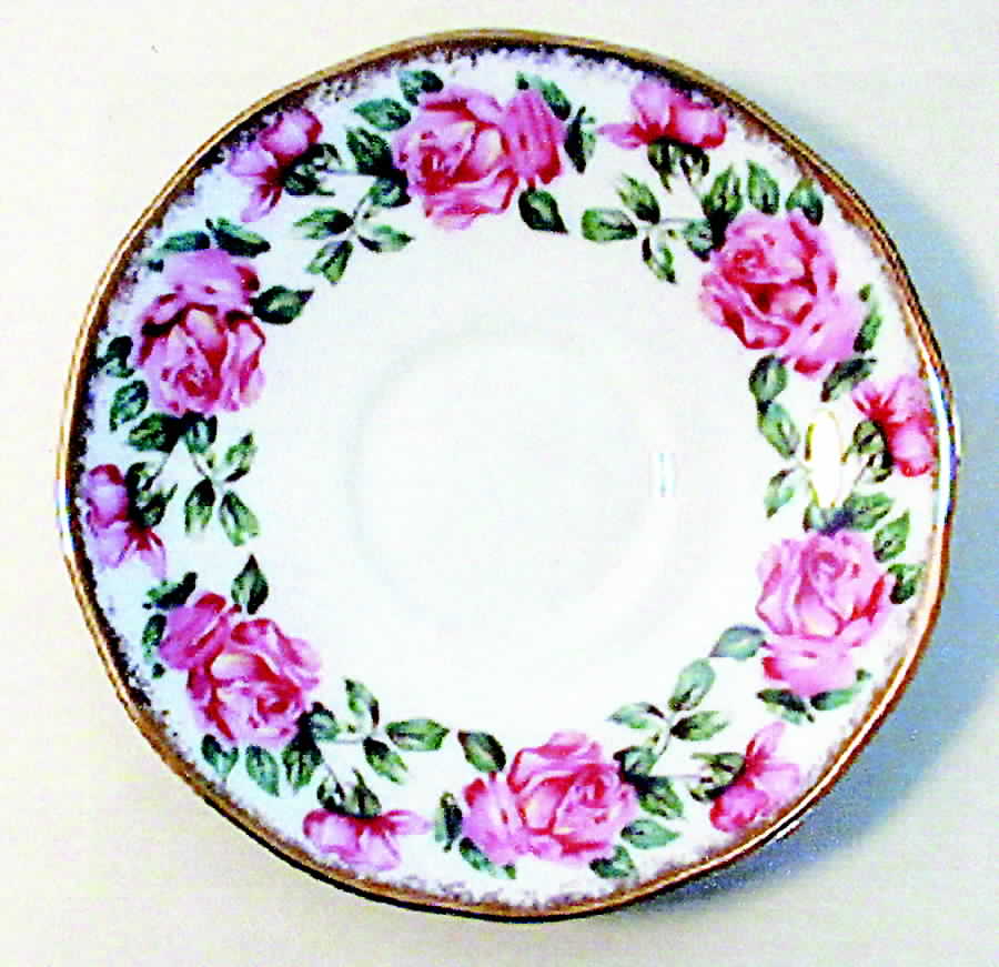 Victoria Rose Saucer by Salisbury-1