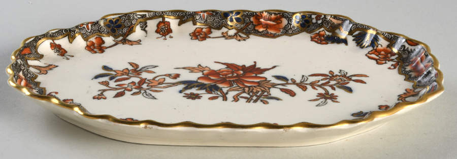 2-2017 Underplate for Sauce Boat by Spode-1