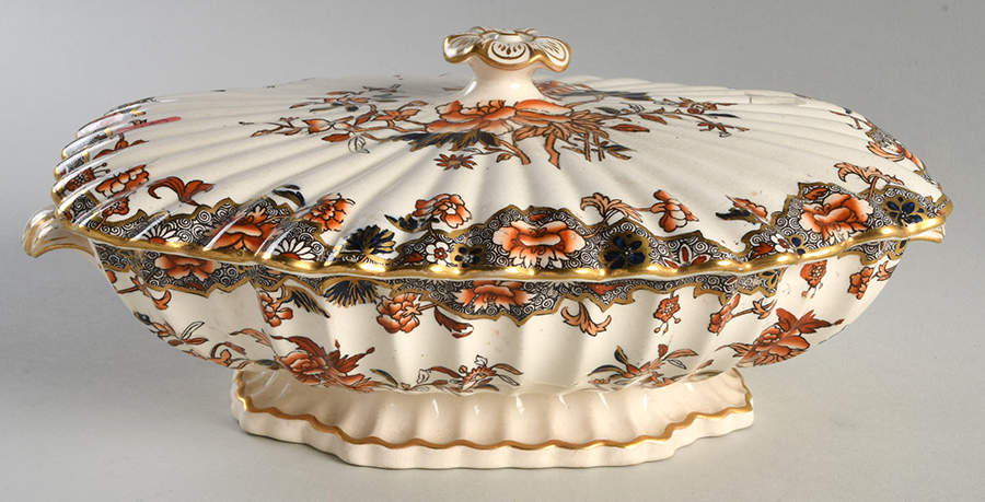 2-2017 Oval Covered Vegetable by Spode-1