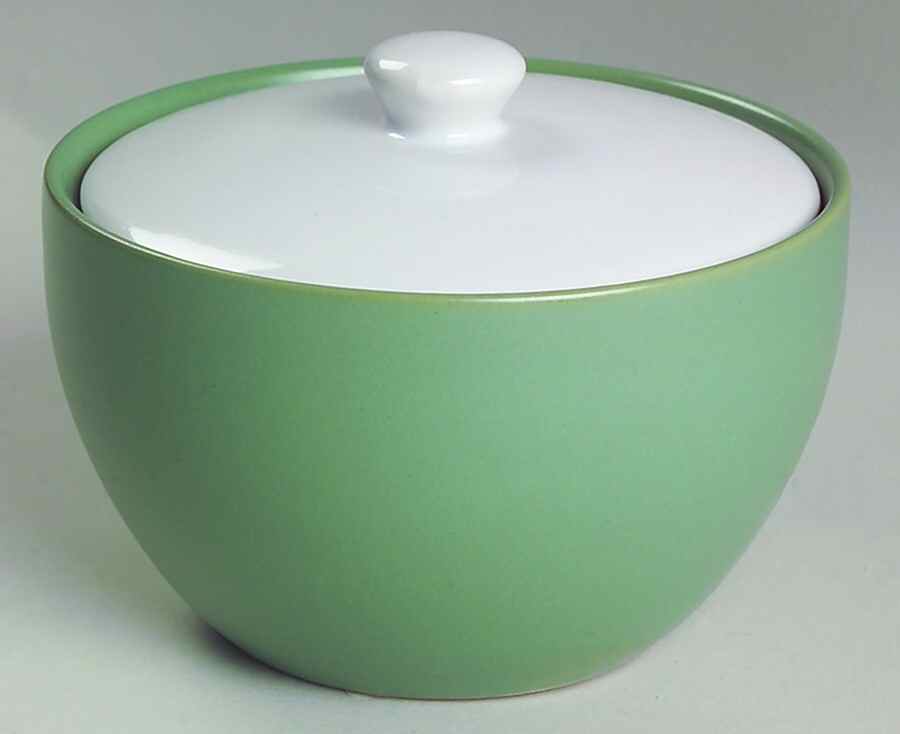 Newport Green Sugar Bowl & Lid by Studio Nova-1