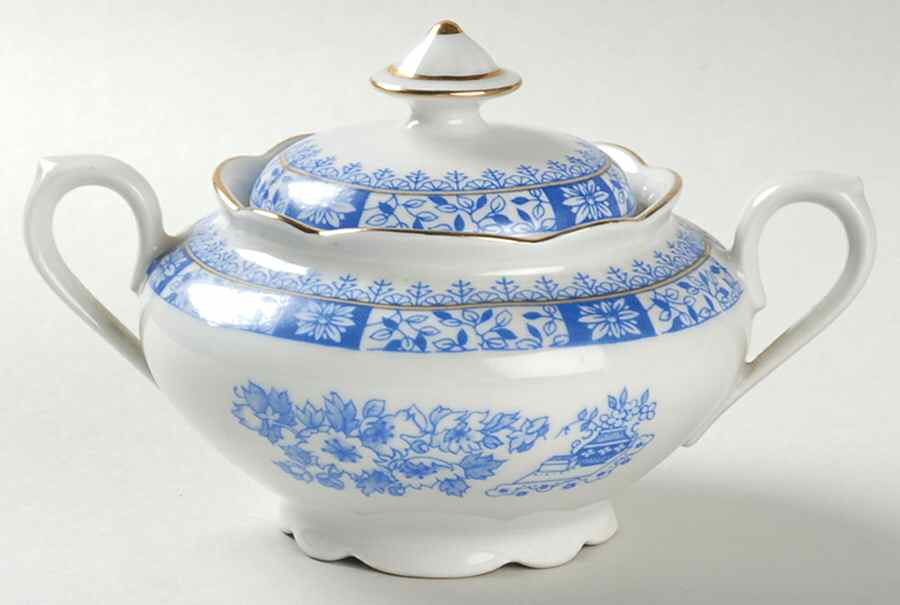 SLT283 Sugar Bowl & Lid by Seltmann-1