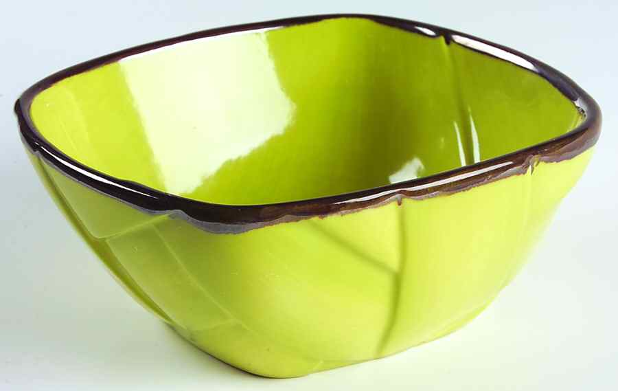 Largo Lime Square Soup/Cereal Bowl by Studio Nova-1