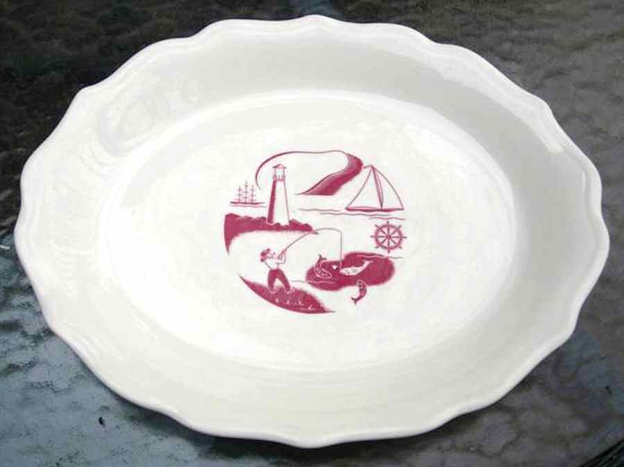 SY673 12" Oval Serving Platter by Syracuse-1