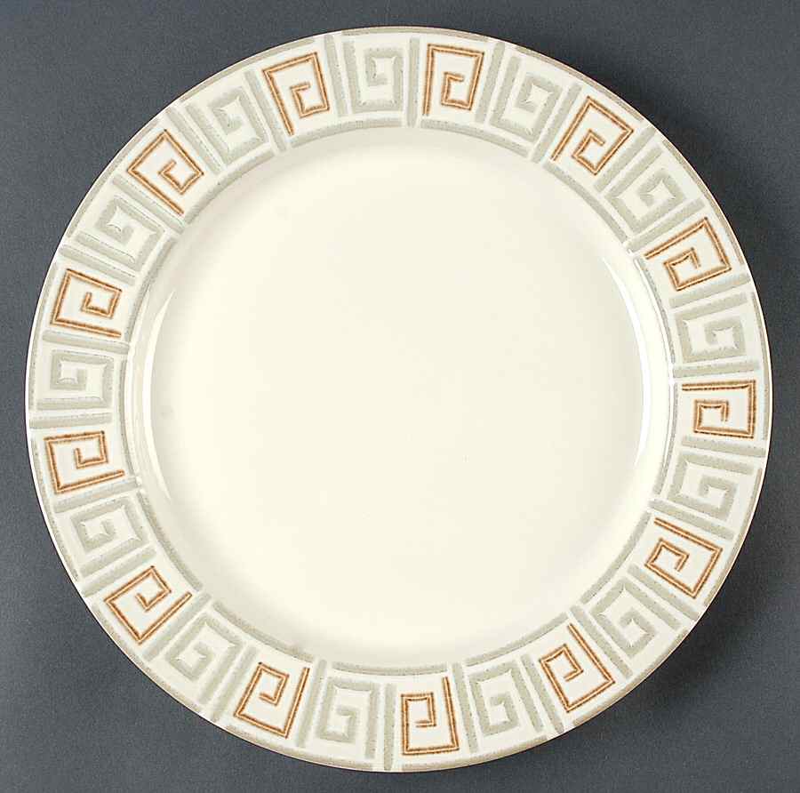 Greek Key 12" Chop Plate (Round Platter) by Studio Nova-1