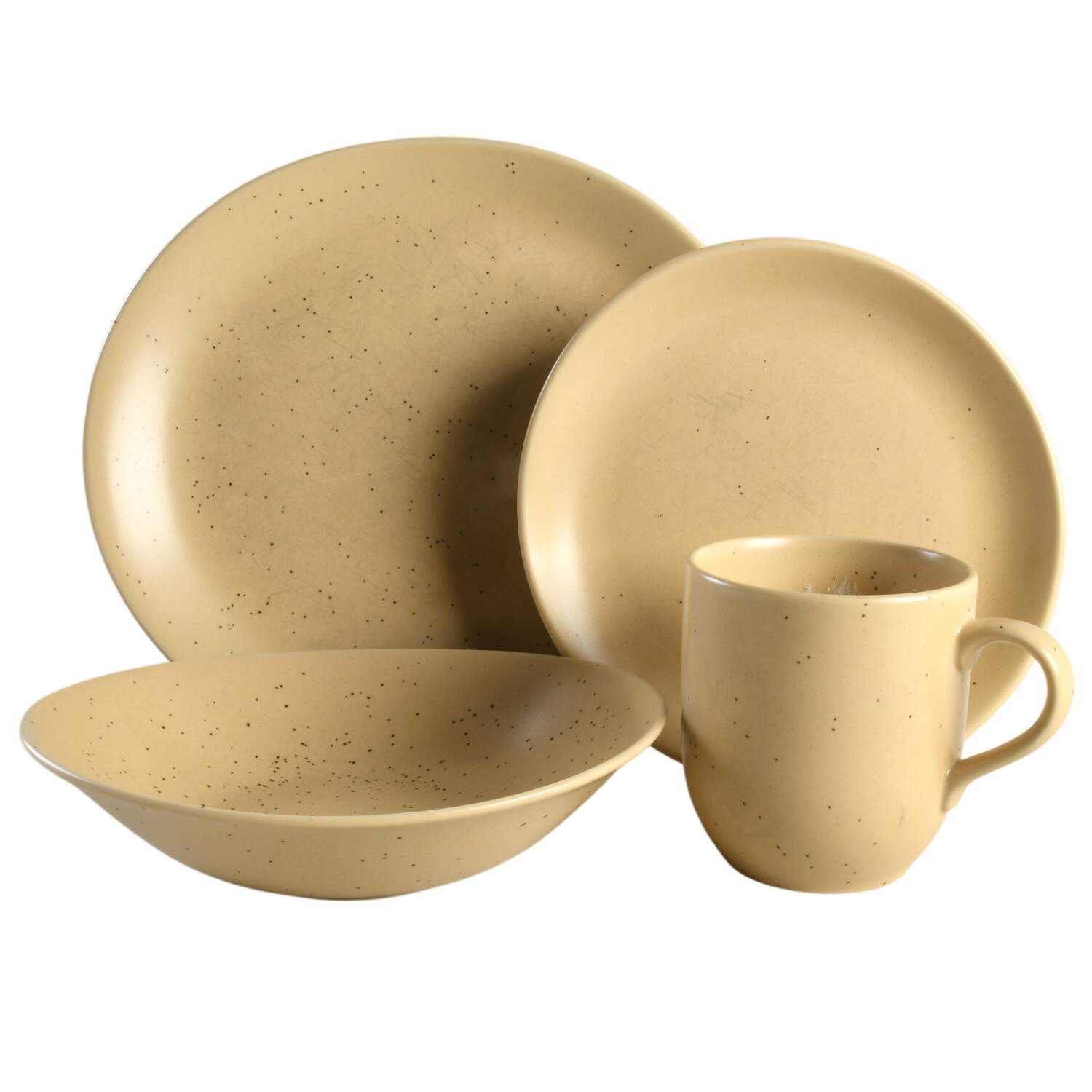Domani Beige 4 Piece Place Setting by Studio Nova-1