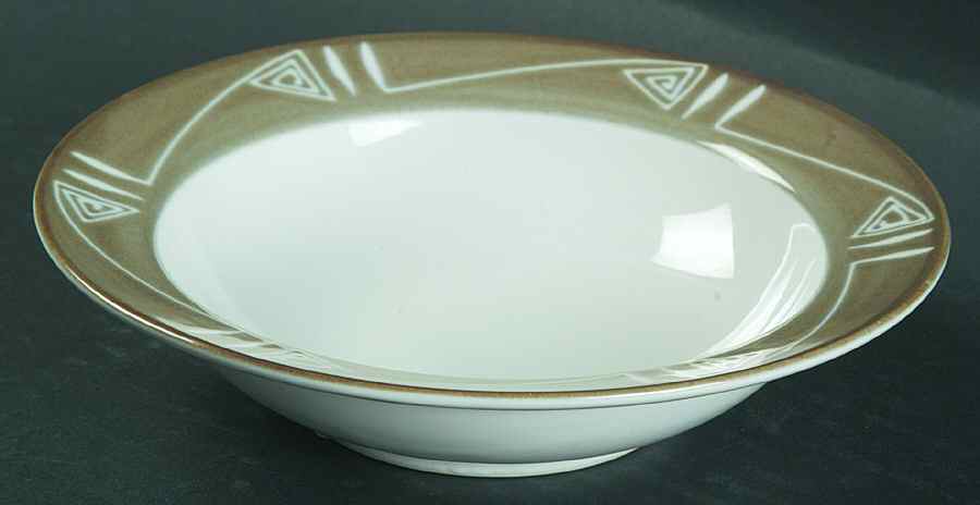 Tribal Arts Rim Fruit/Dessert (Sauce) Bowl by Studio Nova-1