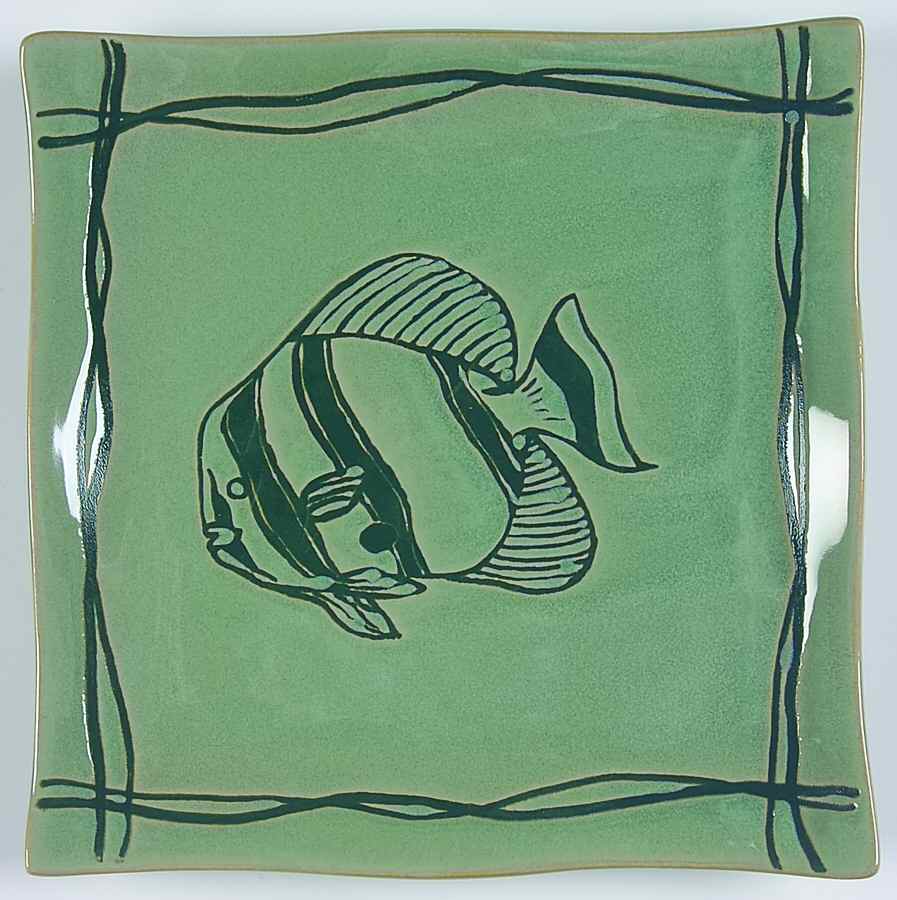 Mystic Cove Green Salad Plate by Studio Nova-1