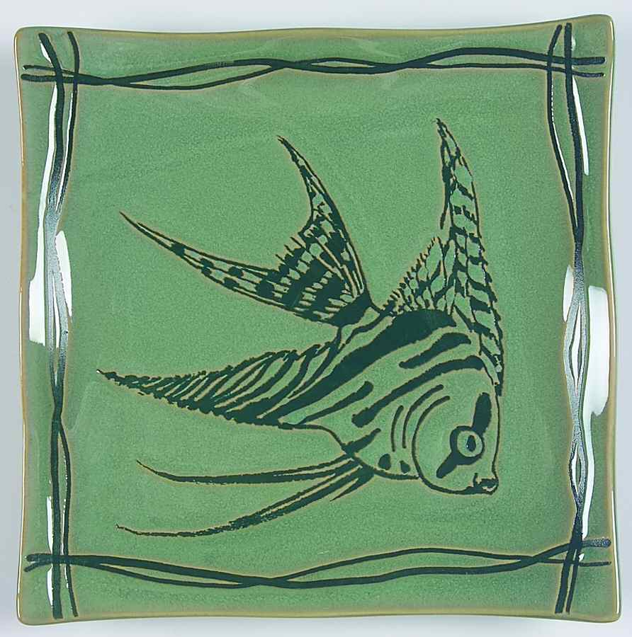 Mystic Cove Green Salad Plate by Studio Nova-1