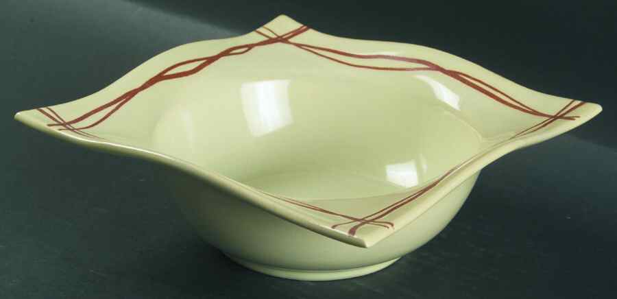 Mystic Cove Yellow Rim Soup Bowl by Studio Nova-1