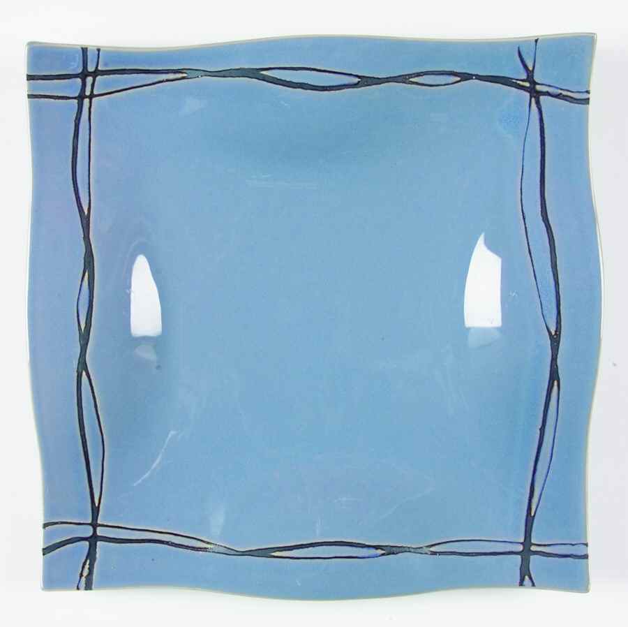 Mystic Cove Blue Dinner Plate by Studio Nova-1