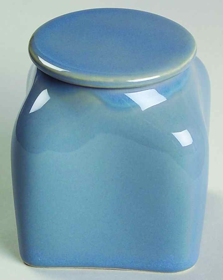 Mystic Cove Blue Sugar Bowl & Lid by Studio Nova-1