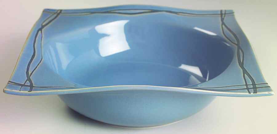 Mystic Cove Blue 10" Round Vegetable Bowl by Studio Nova-1