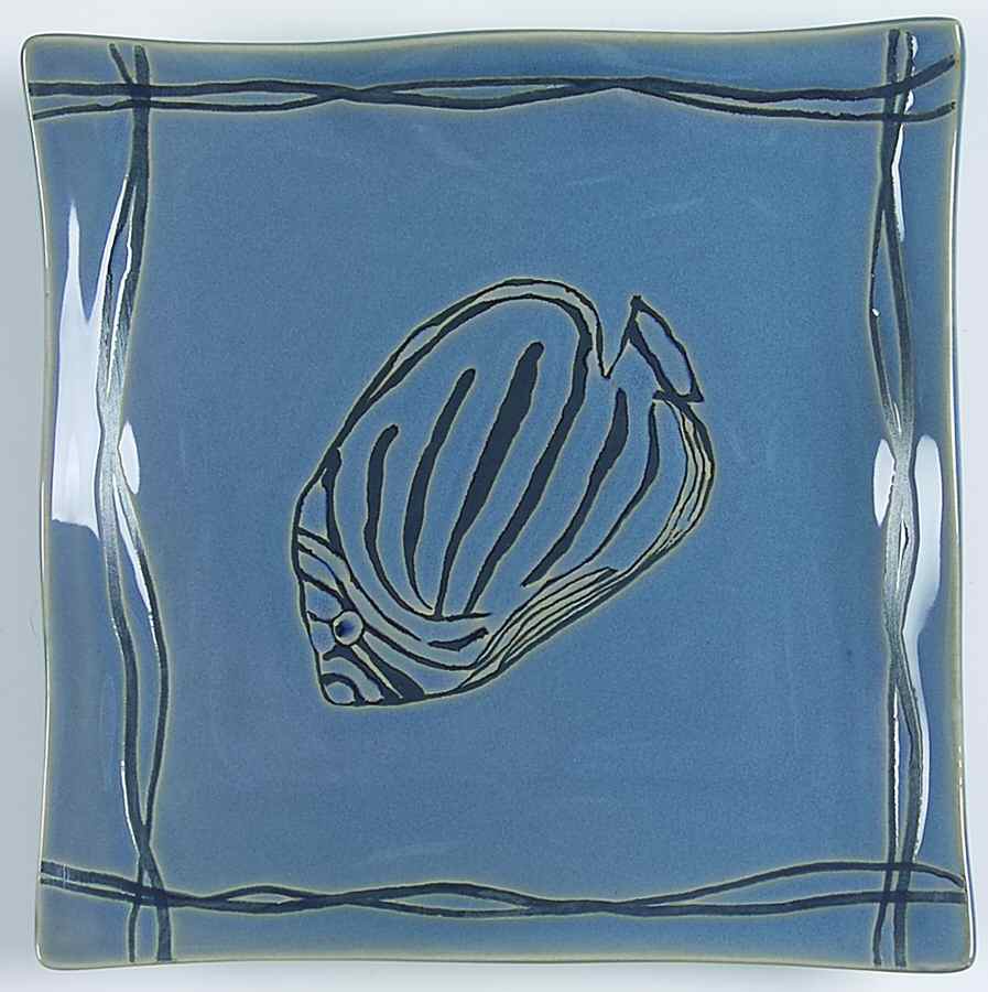 Mystic Cove Blue Salad Plate by Studio Nova-1
