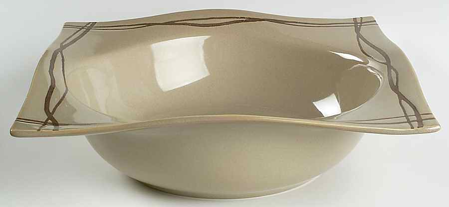 Mystic Cove Beige 10" Round Vegetable Bowl by Studio Nova-1