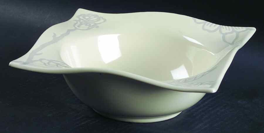 Romantic Bloom Rim Soup Bowl by Studio Nova-1