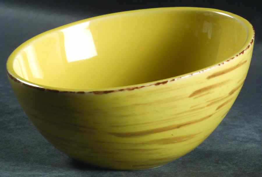 Samba Yellow Fruit/Dessert (Sauce) Bowl by Studio Nova-1