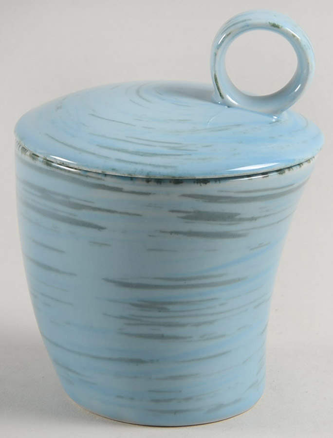 Samba Blue Sugar Bowl & Lid by Studio Nova-1