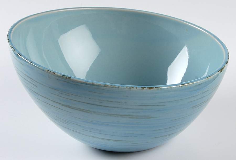 Samba Blue 8" Round Vegetable Bowl by Studio Nova-1