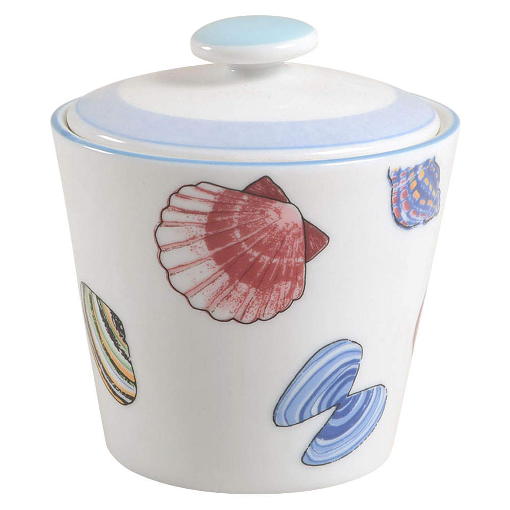 Beach Parade Sugar Bowl & Lid by Studio Nova-1