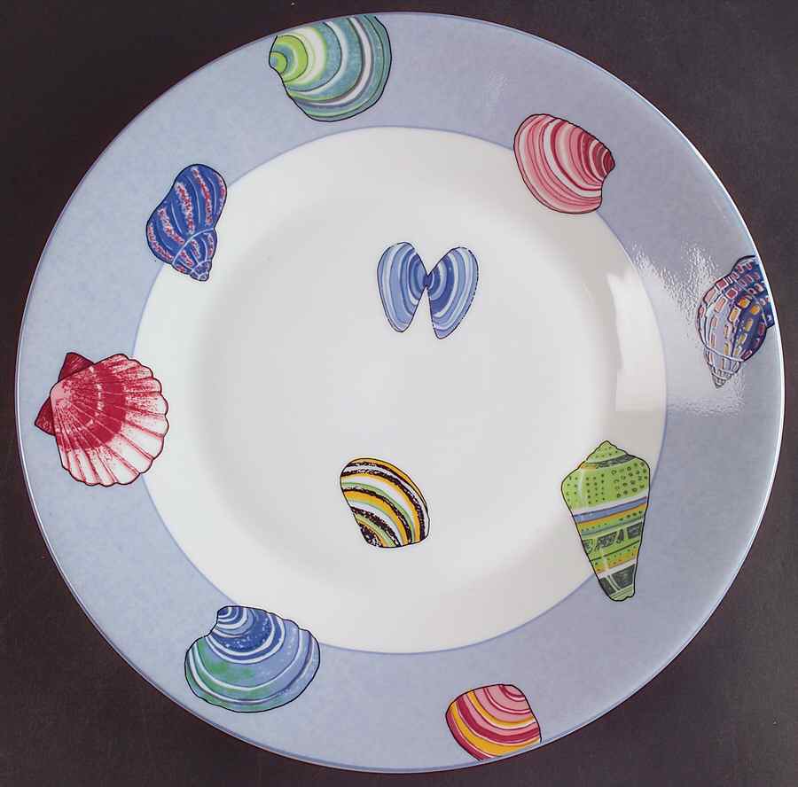 Beach Parade Dinner Plate by Studio Nova-1