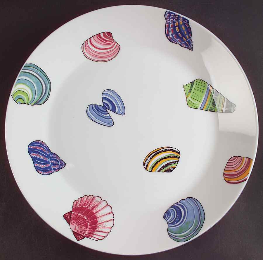Beach Parade 12" Chop Plate (Round Platter) by Studio Nova-1