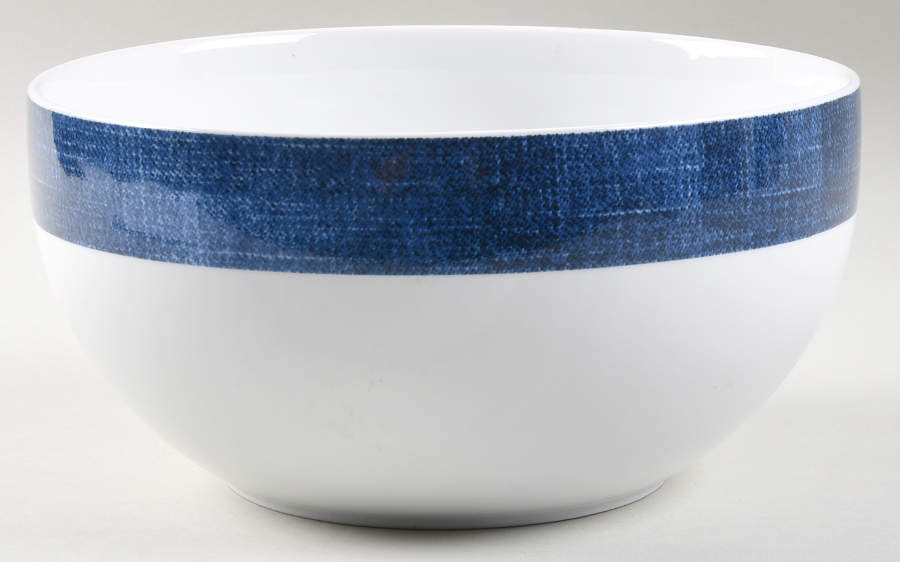 Blue Denim 9" Salad Serving Bowl by Studio Nova-1