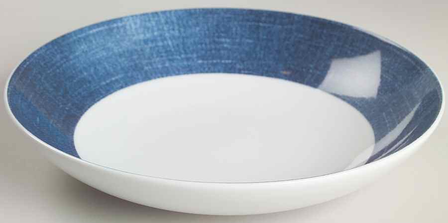 Blue Denim Coupe Soup Bowl by Studio Nova-1