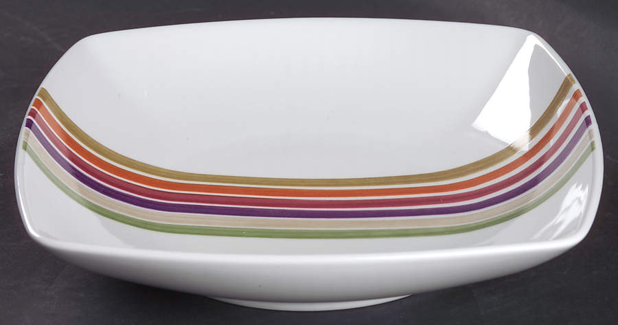 Festive Stripes Coupe Soup Bowl by Studio Nova-1