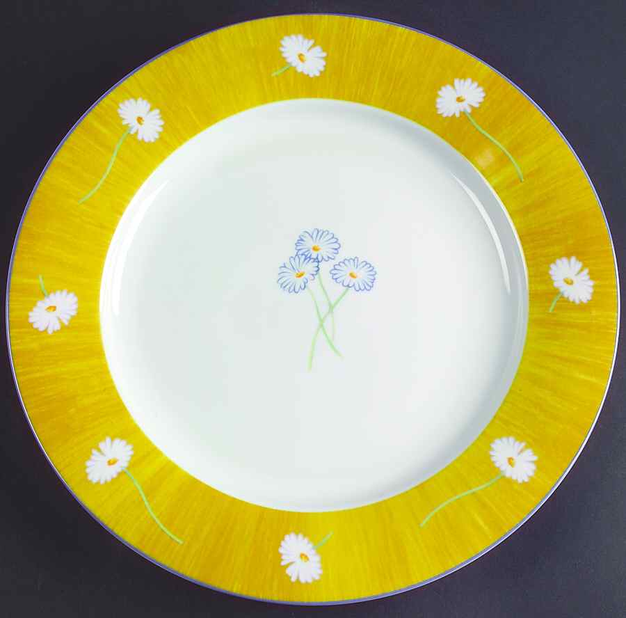 Country Daisy 12" Chop Plate (Round Platter) by Studio Nova-1