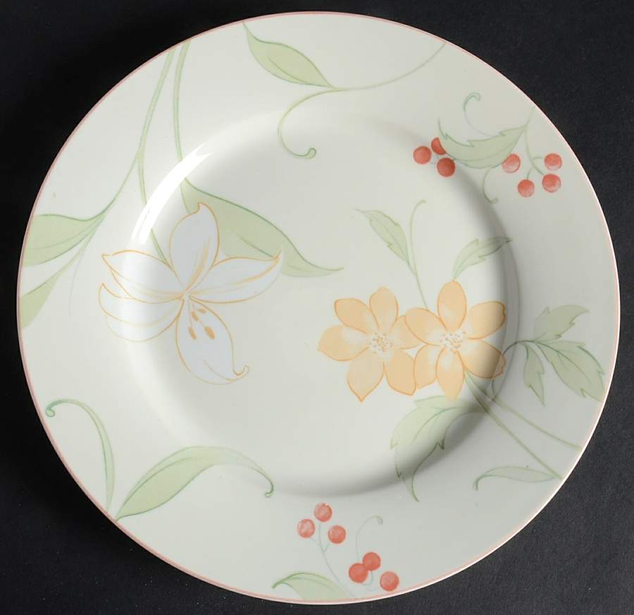 Floral Rapture Salad Plate by Studio Nova-1