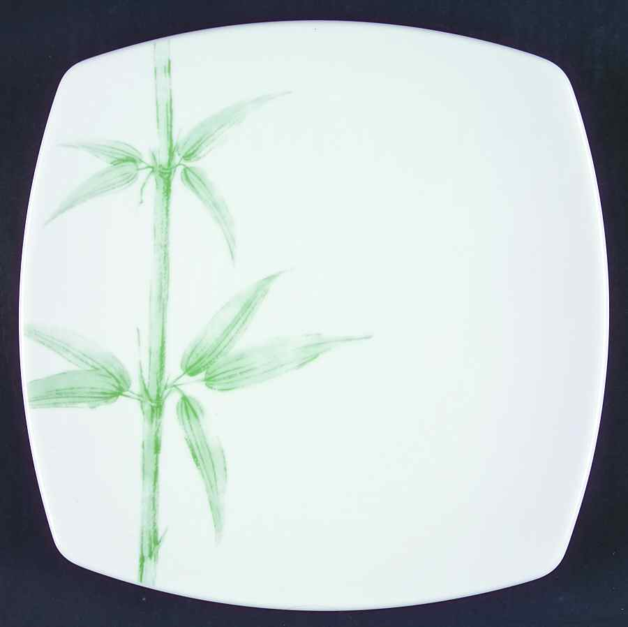 Green Bamboo Dinner Plate by Studio Nova-1