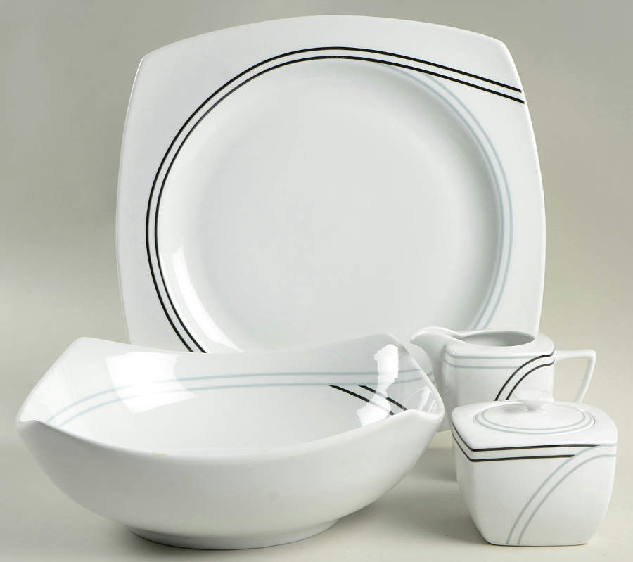 Ringside Black 5 Piece Hostess Set by Studio Nova-1