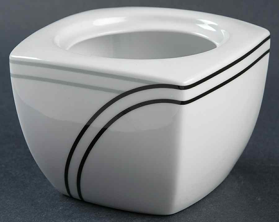 Ringside Black Sugar Bowl No Lid by Studio Nova-1