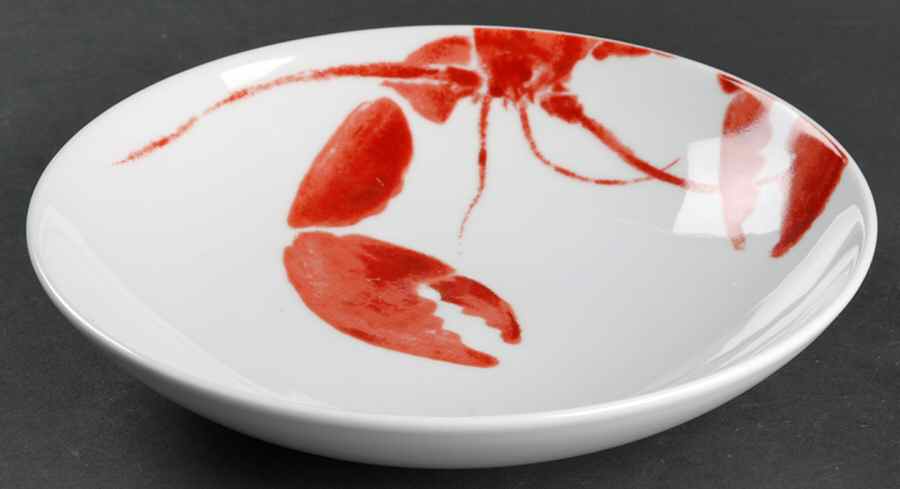 Lobster Red Coupe Soup Bowl by Studio Nova-1