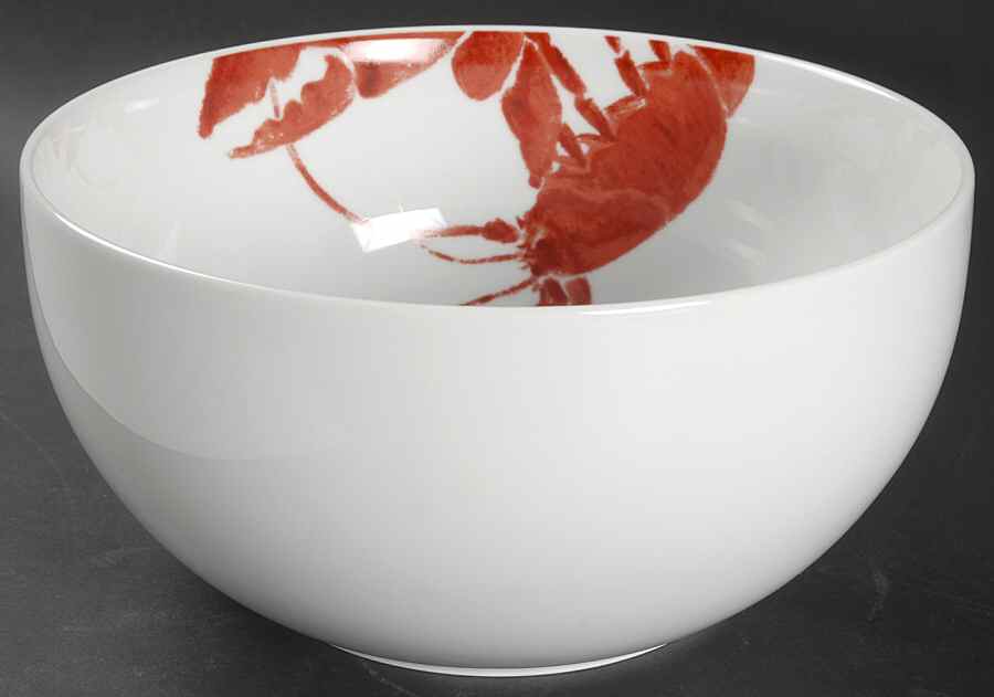 Lobster Red 9" Round Vegetable Bowl by Studio Nova-1