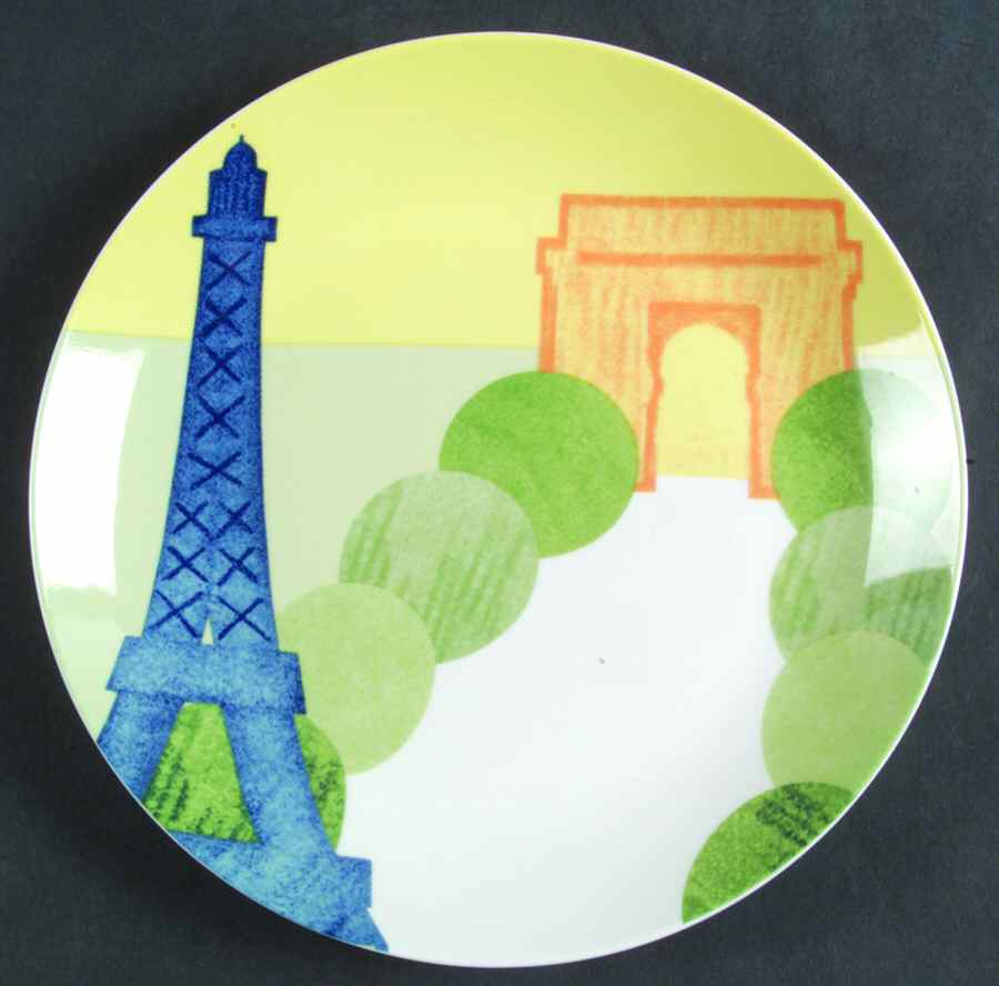 Around the World Salad/Dessert Plate by Studio Nova-1
