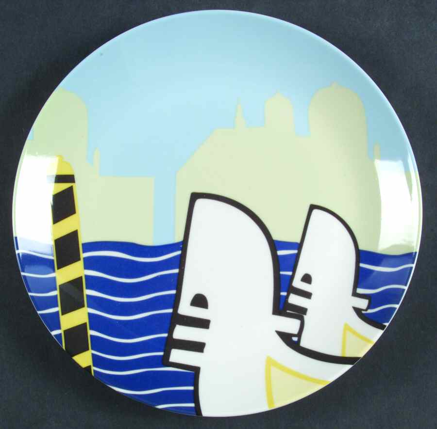 Around the World Salad/Dessert Plate by Studio Nova-1