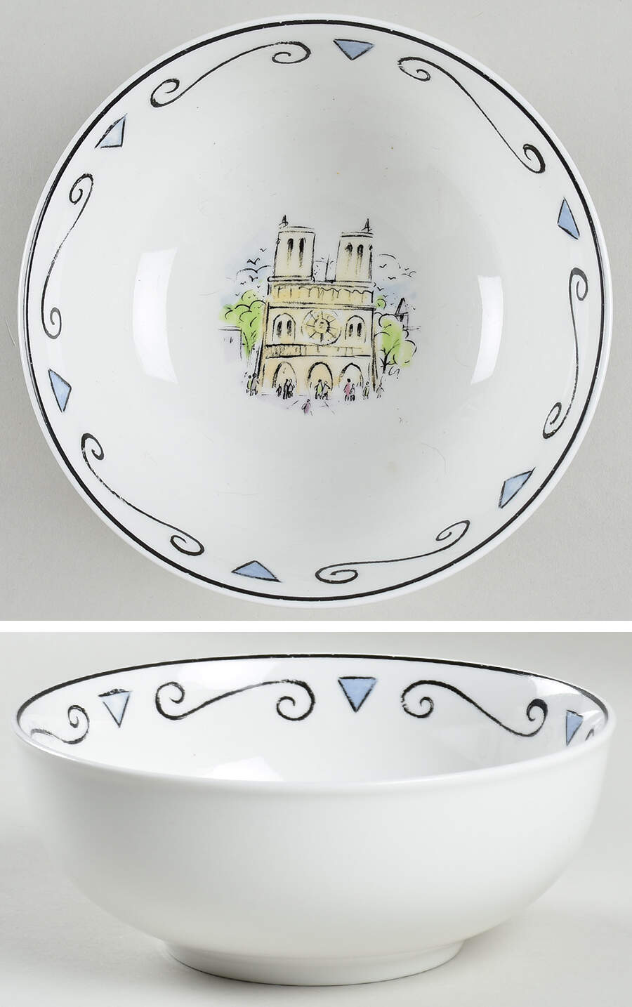Vues de Paris Coupe Cereal Bowl by Studio Nova-1
