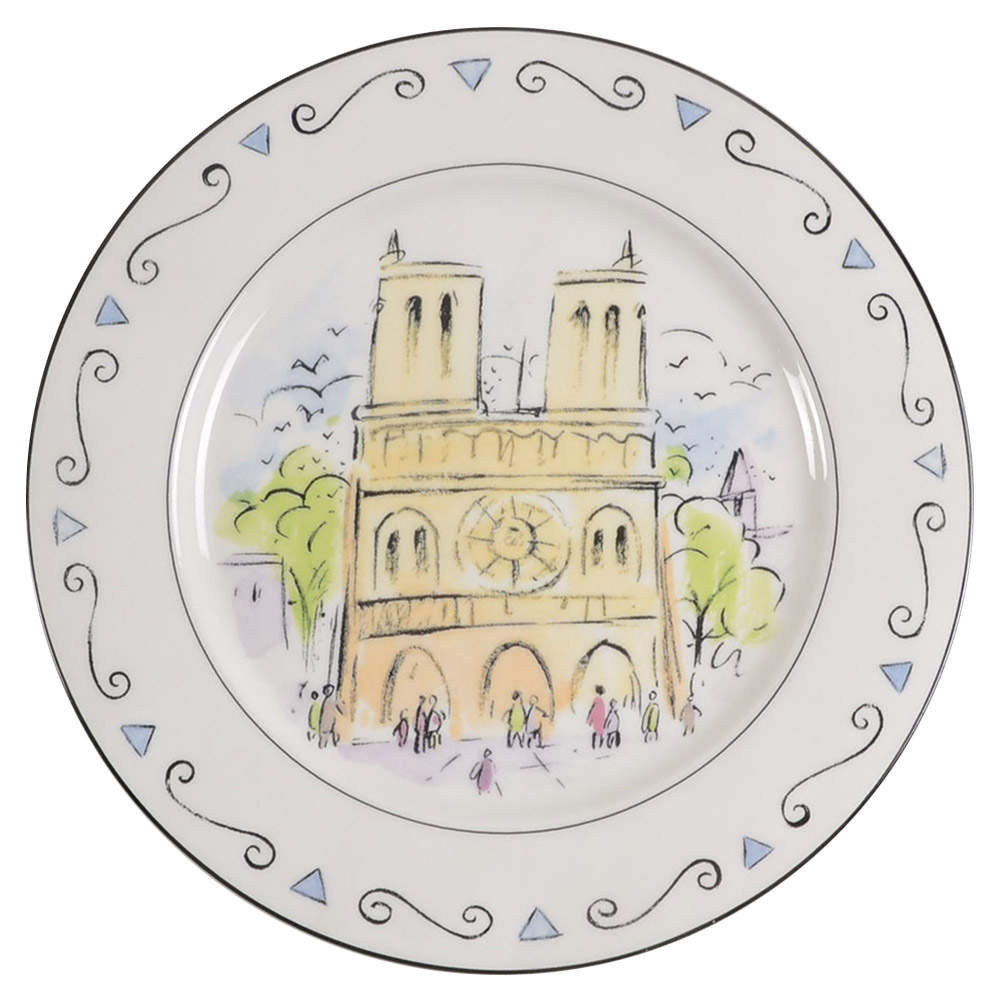Promenade de Paris Dinner Plate by Studio Nova-1
