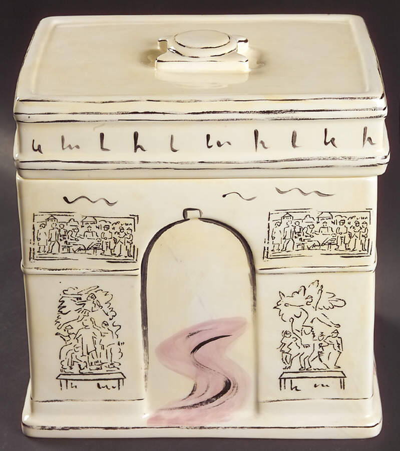 Paris Figural Cookie Jar & Lid by Studio Nova-1