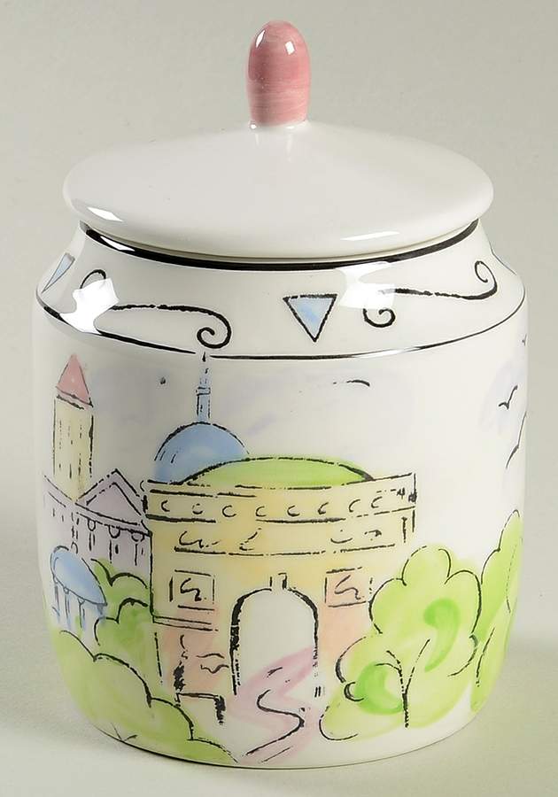 Paris Sugar Bowl & Lid by Studio Nova-1