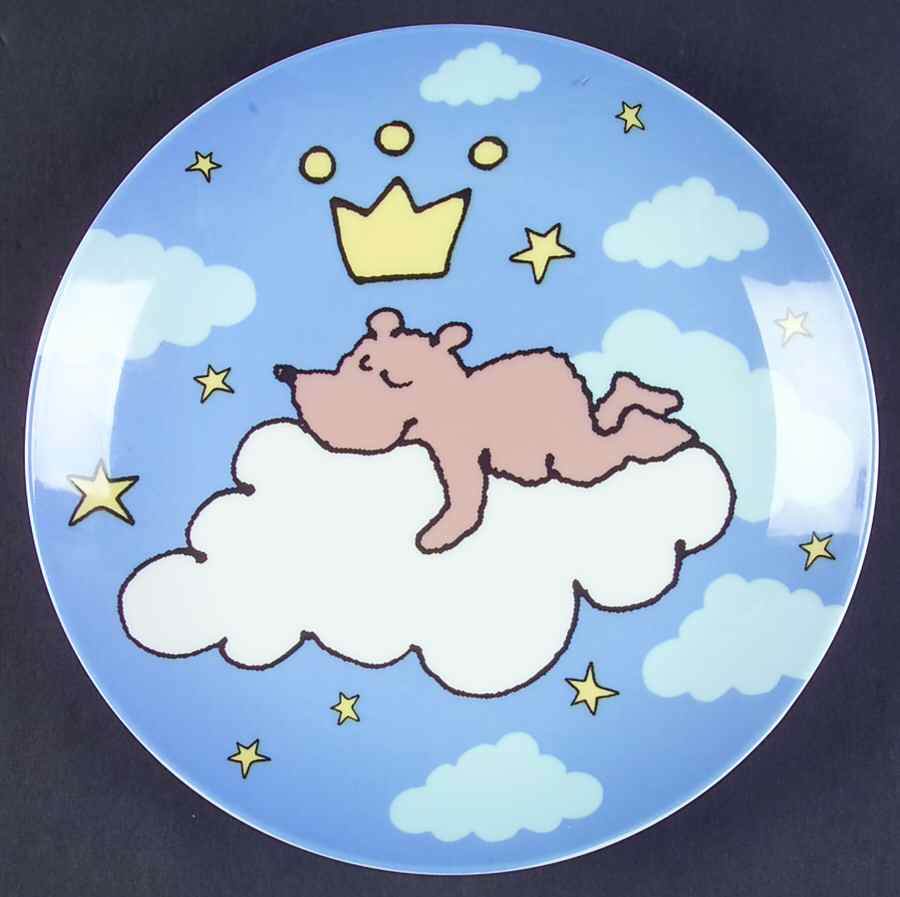 Dare To Bear Child's Plate by Studio Nova-1