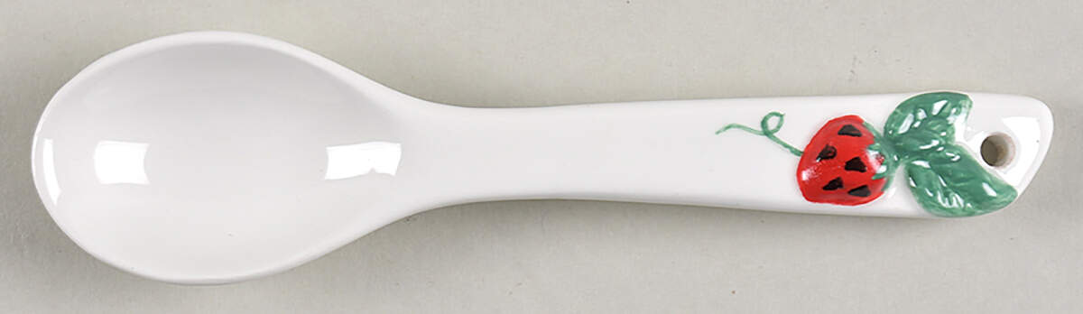 Sweet Treats All Ceramic Sugar Spoon by Studio Nova-1