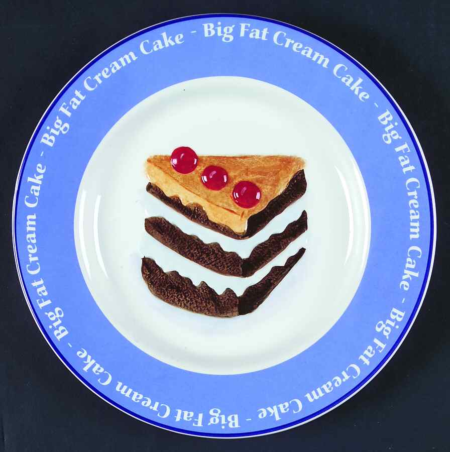 Sweet Treats Salad/Dessert Plate by Studio Nova-1