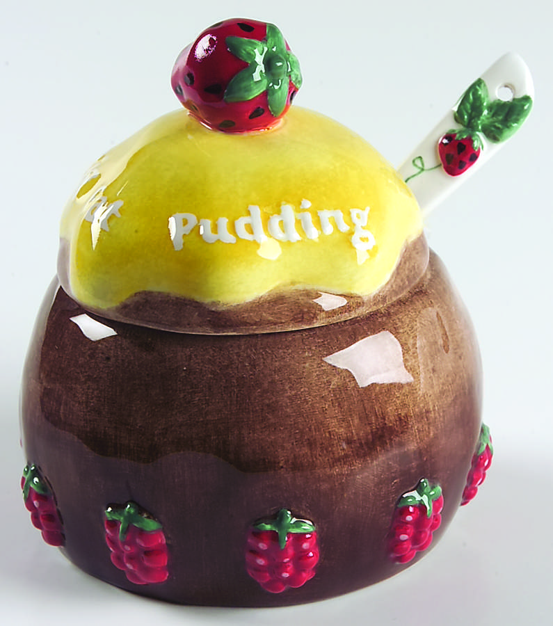 Sweet Treats Figural Sugar Bowl with Lid & Spoon by Studio Nova-1