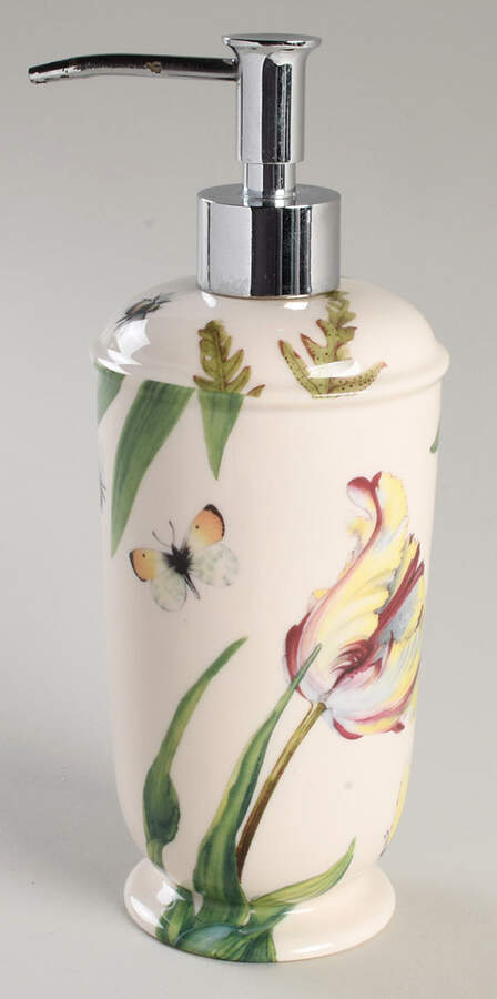 Floral Haven Lotion Dispenser by Spode-1