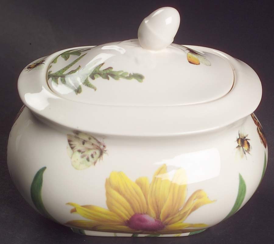 Floral Haven Sugar Bowl & Lid by Spode-1